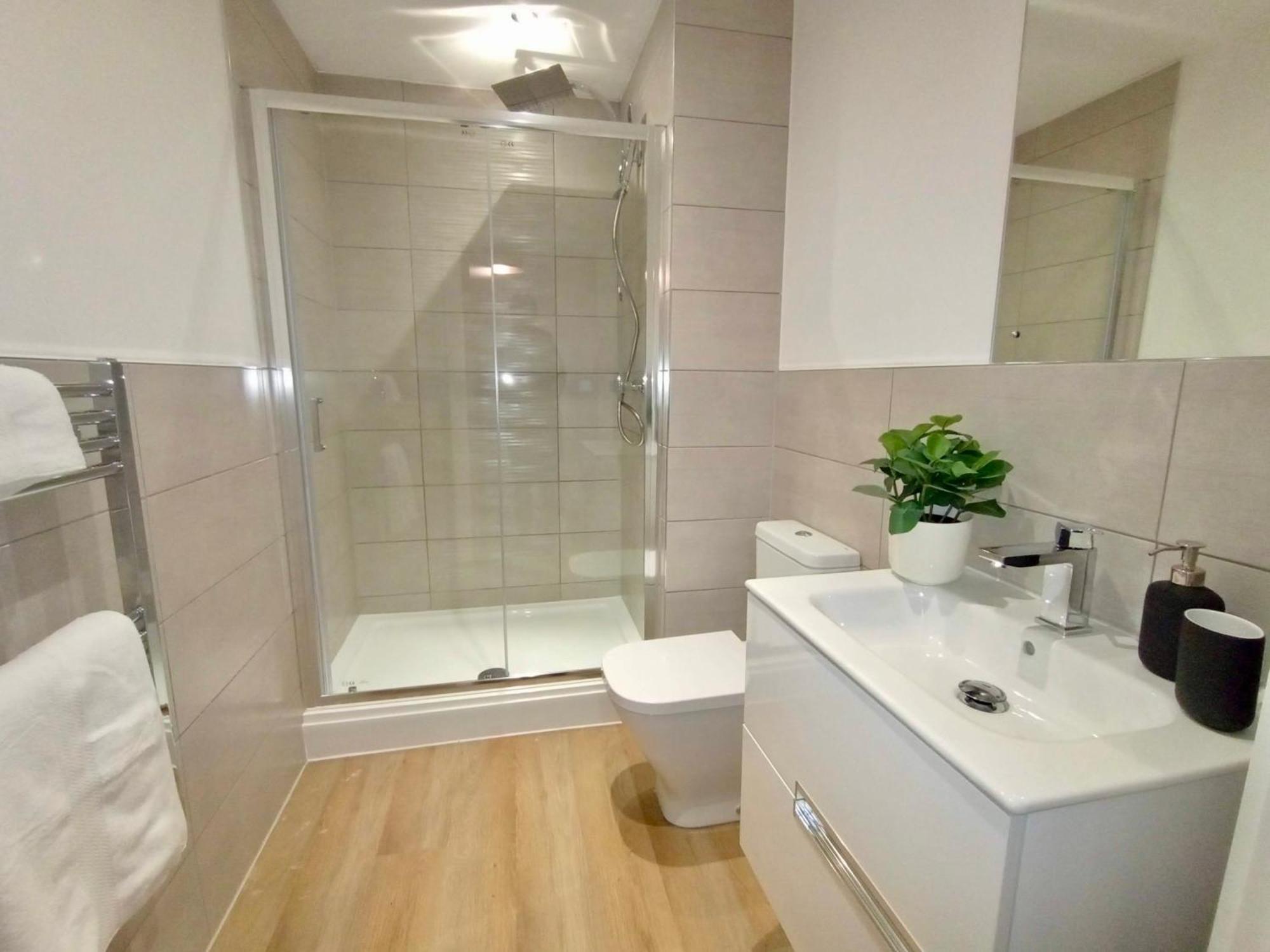 Ferienwohnung Luxury 2 Bed 2 Bath Flat Near Old Trafford Manchester Exterior foto